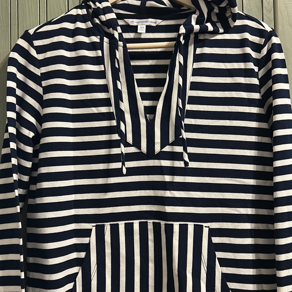 Southern Tide Nautical Striped Beach Sweater - Picture 3 of 7